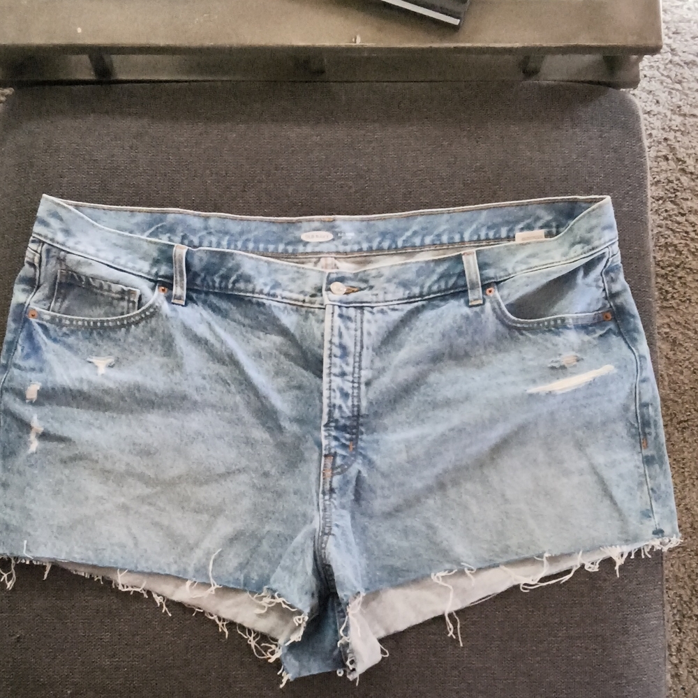 Old Navy Faded Blue Denim Shorts